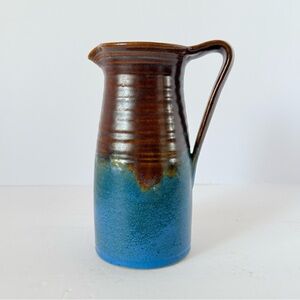 Rare c.1930s Art Deco Bourne Denby Danesby Ware “Ilam” Jug Orient Glaze, England